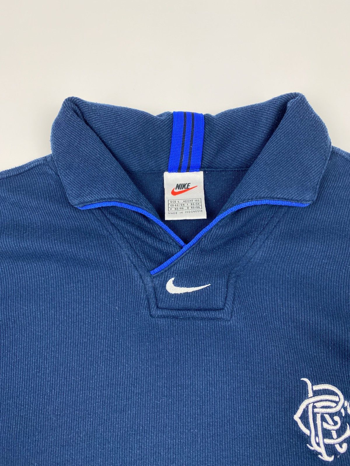 Nike 1990s Vintage Nike Glasgow Rangers FC Training Jersey Size US L / EU 52-54 / 3 - 3 Thumbnail