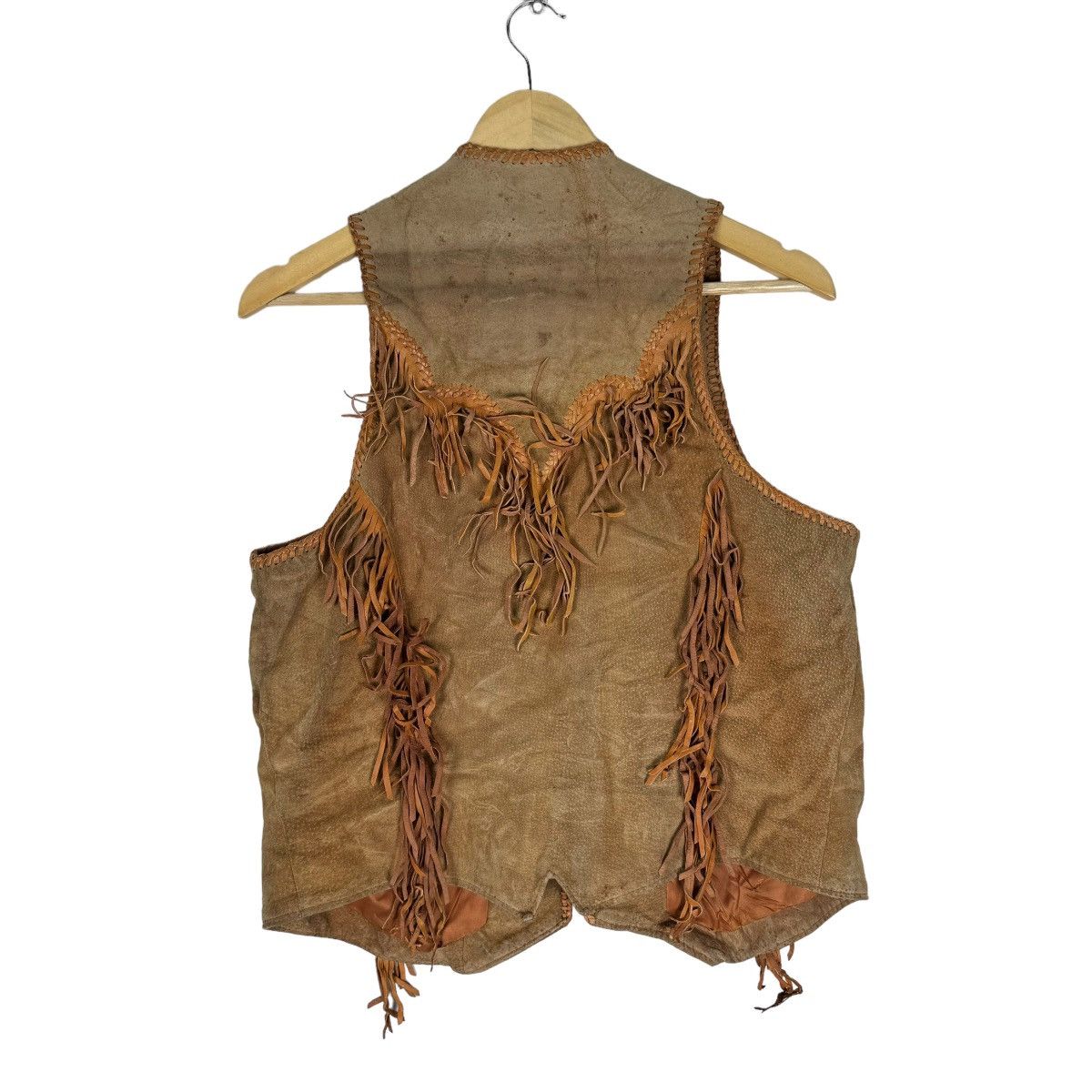 Cowboy Equipment 🔥MEALEY’S PITIC LEATHER ARTURO FRINGE WESTERN NATIVE VEST Size US S / EU 44-46 / 1 - 10 Thumbnail