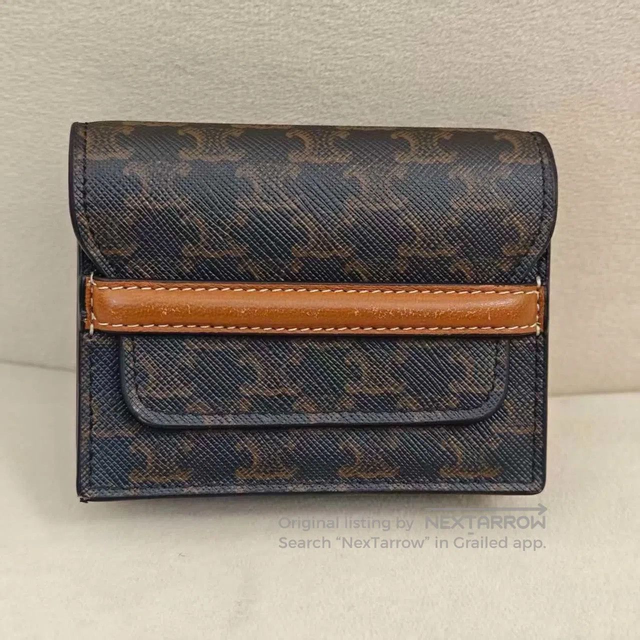 Celine Celine Triomphe Canvas Card Holder. Size ONE SIZE - 1 Thumbnail