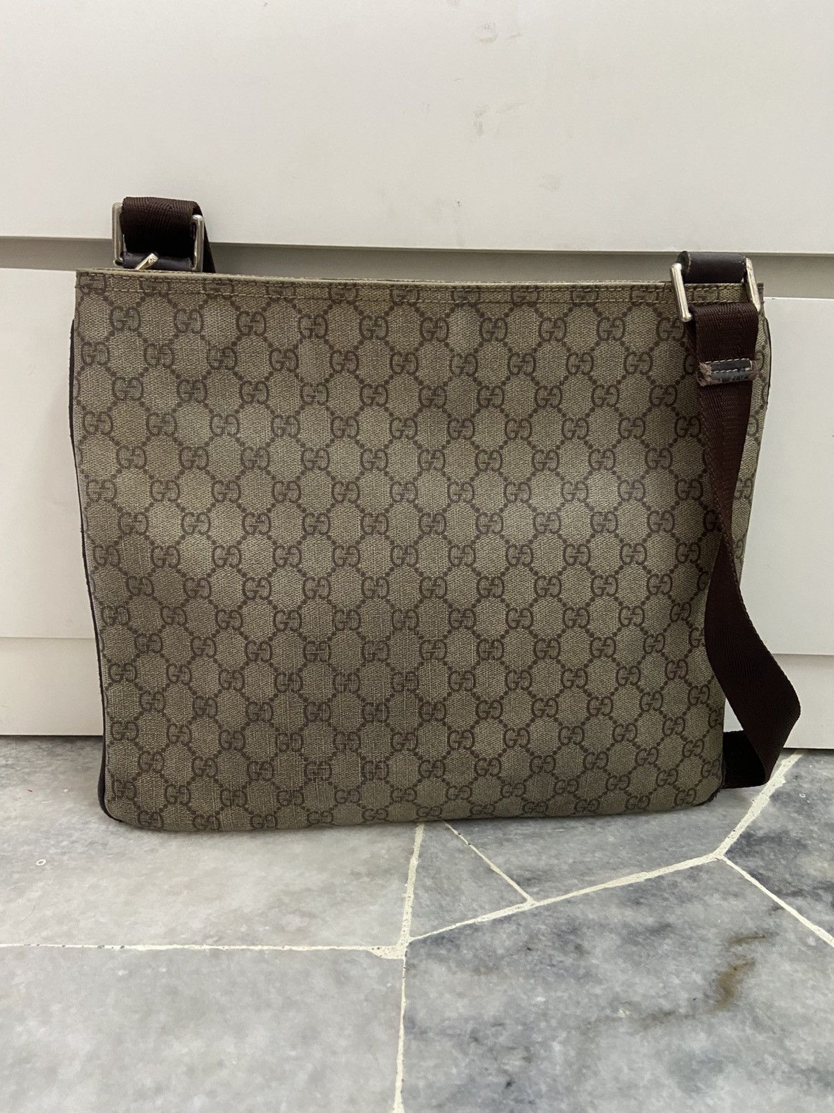 Gucci Gucci GG Supreme Canvas Crossbody Shoulder Bag Size ONE SIZE - 2 Thumbnail