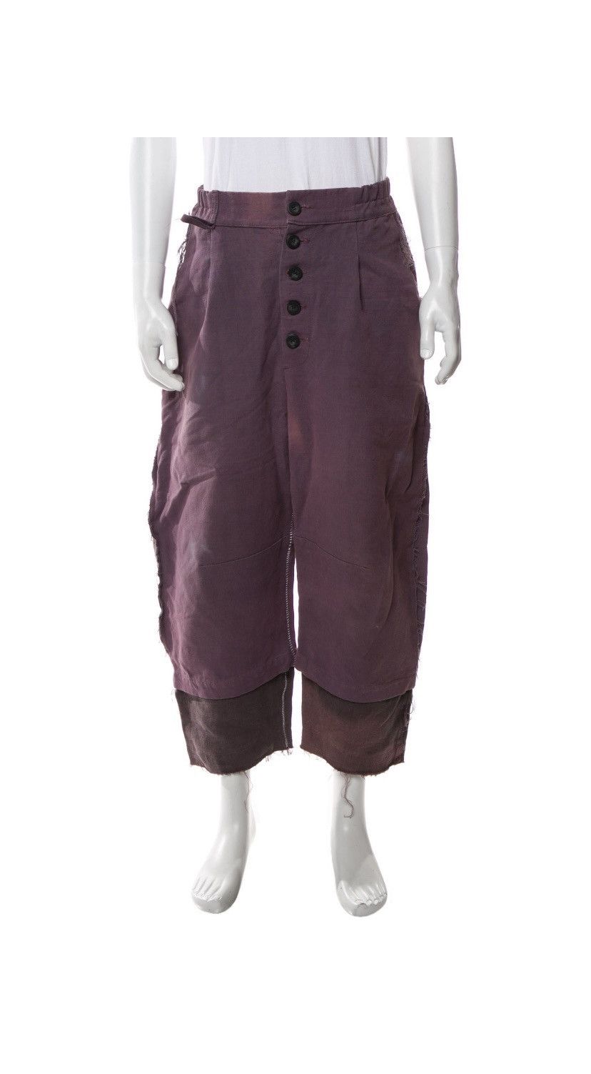 By Walid Linen Cargo Pants