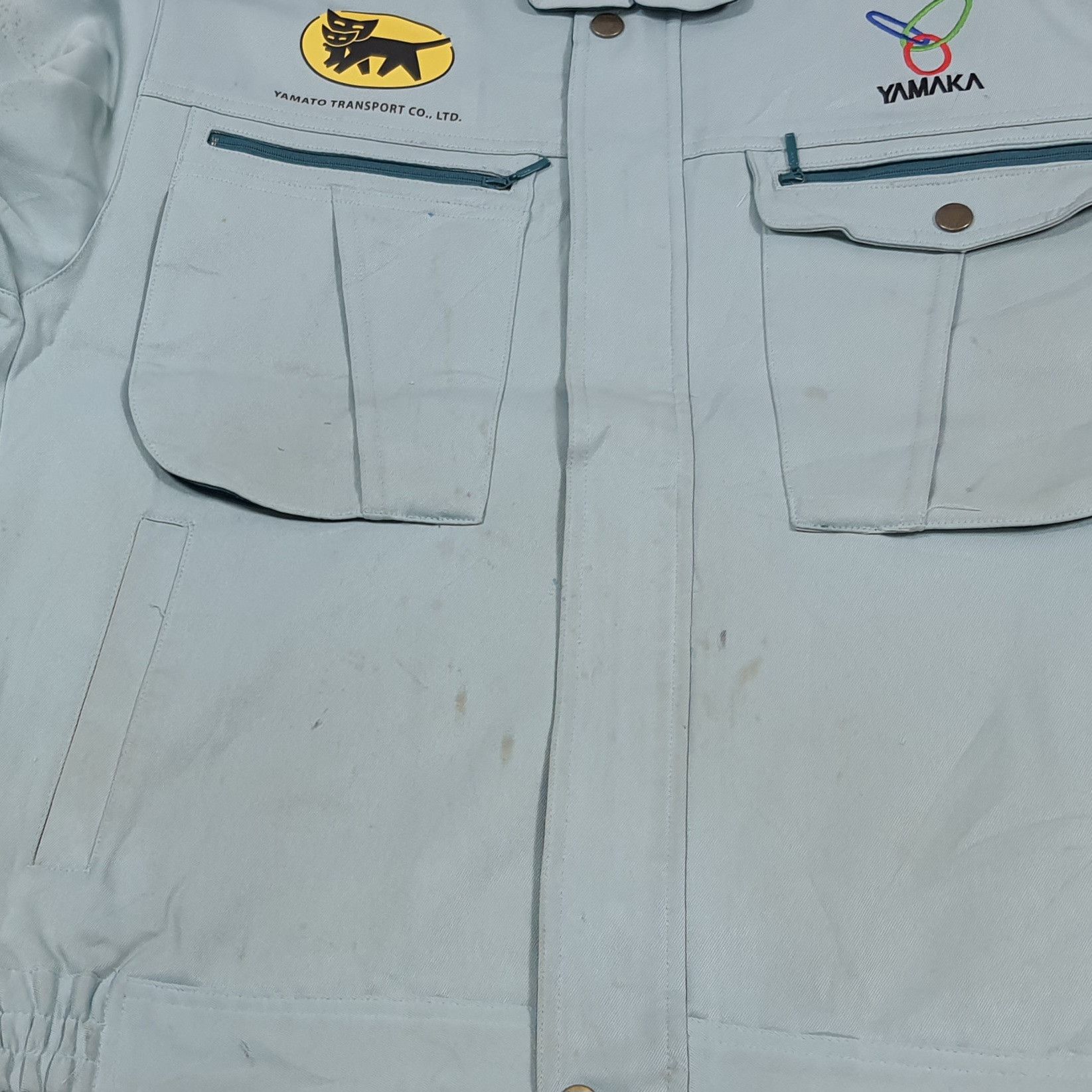 Japanese Brand Vintage Yamato Transport Japan Custom Logo Jacket C288N15 Size US M / EU 48-50 / 2 - 14 Thumbnail