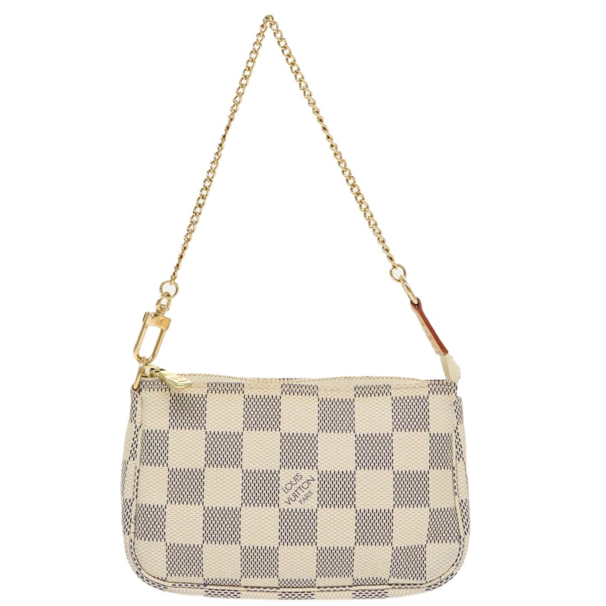 Louis Vuitton Pochette Accessoire Grey Canvas Handbag (Pre-Owned) Size ONE SIZE - 1 Thumbnail