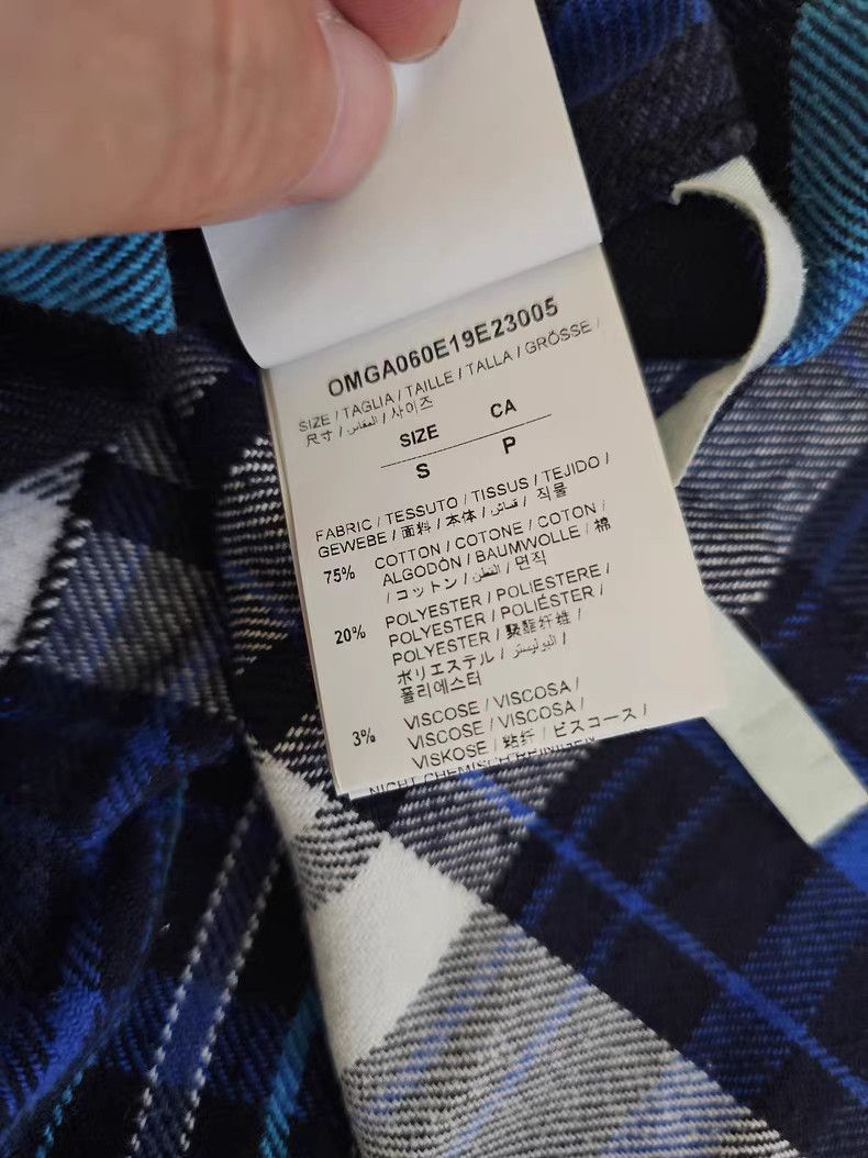 Off-White Plaid Shirt