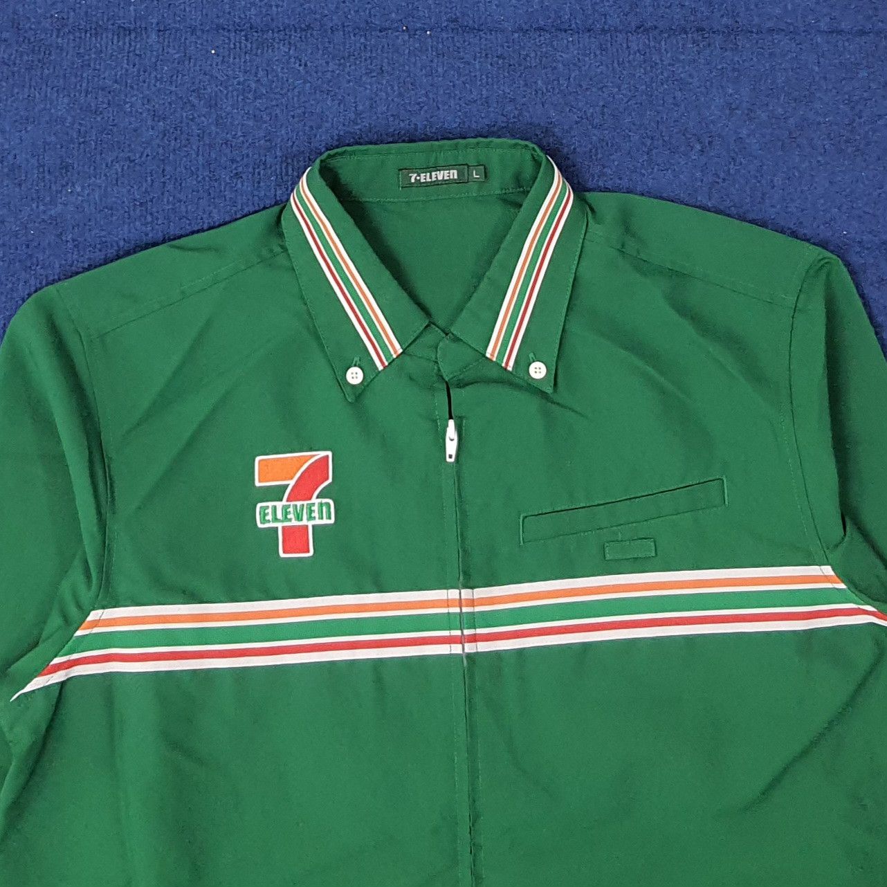 Japanese Brand Vintage 7 Eleven Japan Staff Uniform C259N43 Size US M / EU 48-50 / 2 - 4 Thumbnail