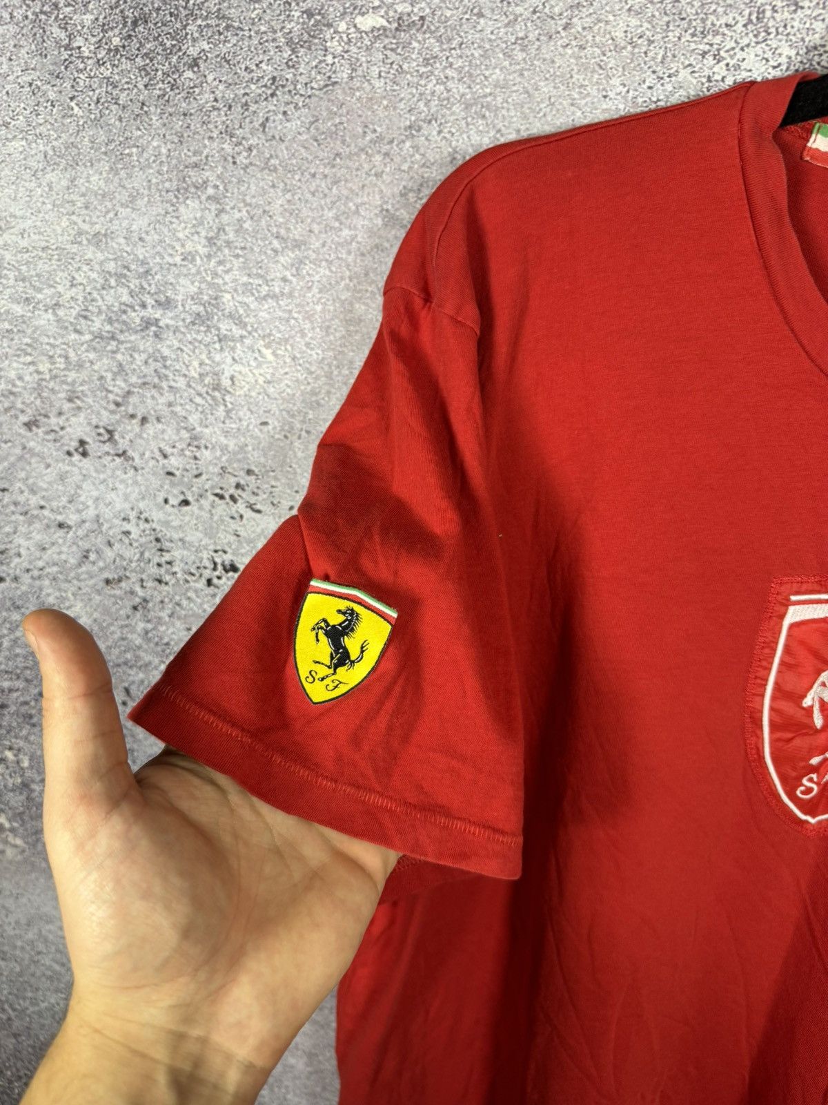 Ferrari × Formula 1 × Puma Vintage Puma Ferrari Basic Logo Red T Shirt Licensed XL sz Size US XL / EU 56 / 4 - 7 Thumbnail