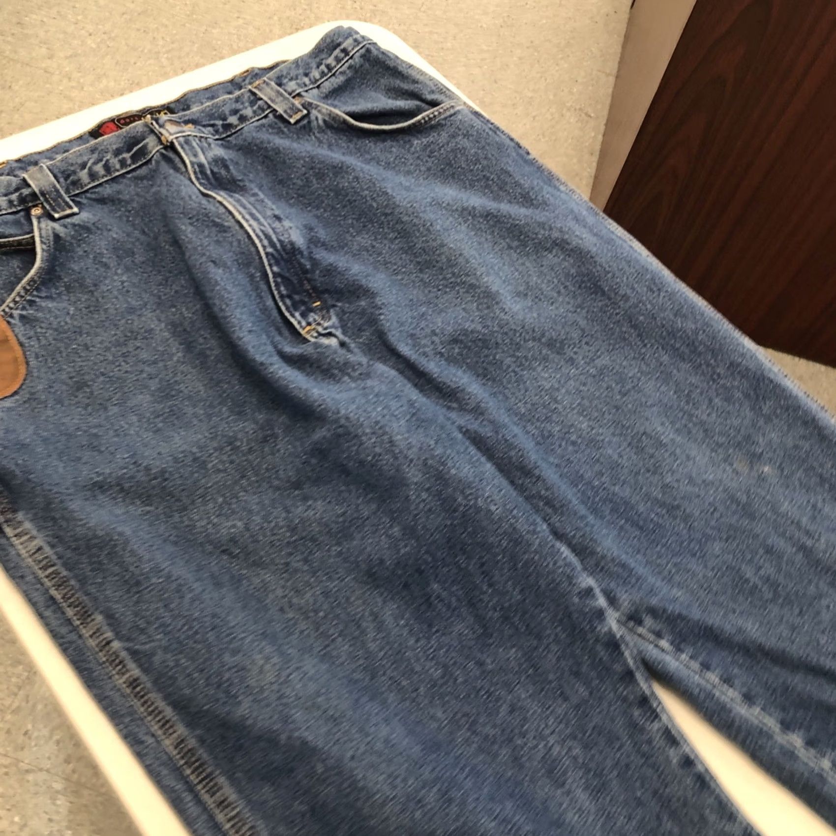 Wrangler Wrangler RIGGS WORKWEAR 40x30.5 Jeans Mens Dark Wash Denim Size US 40 / EU 56 - 6 Thumbnail