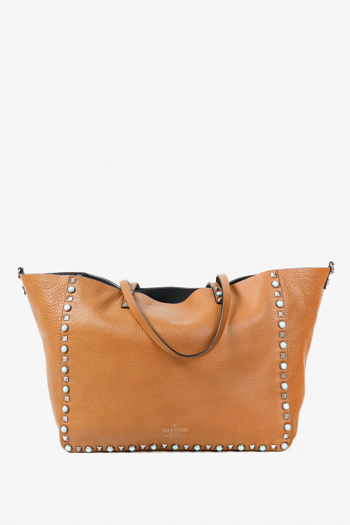 Valentino Valentino Garavani R/16 Reversible Studded Rockstud Tote Size ONE SIZE - 14 Thumbnail