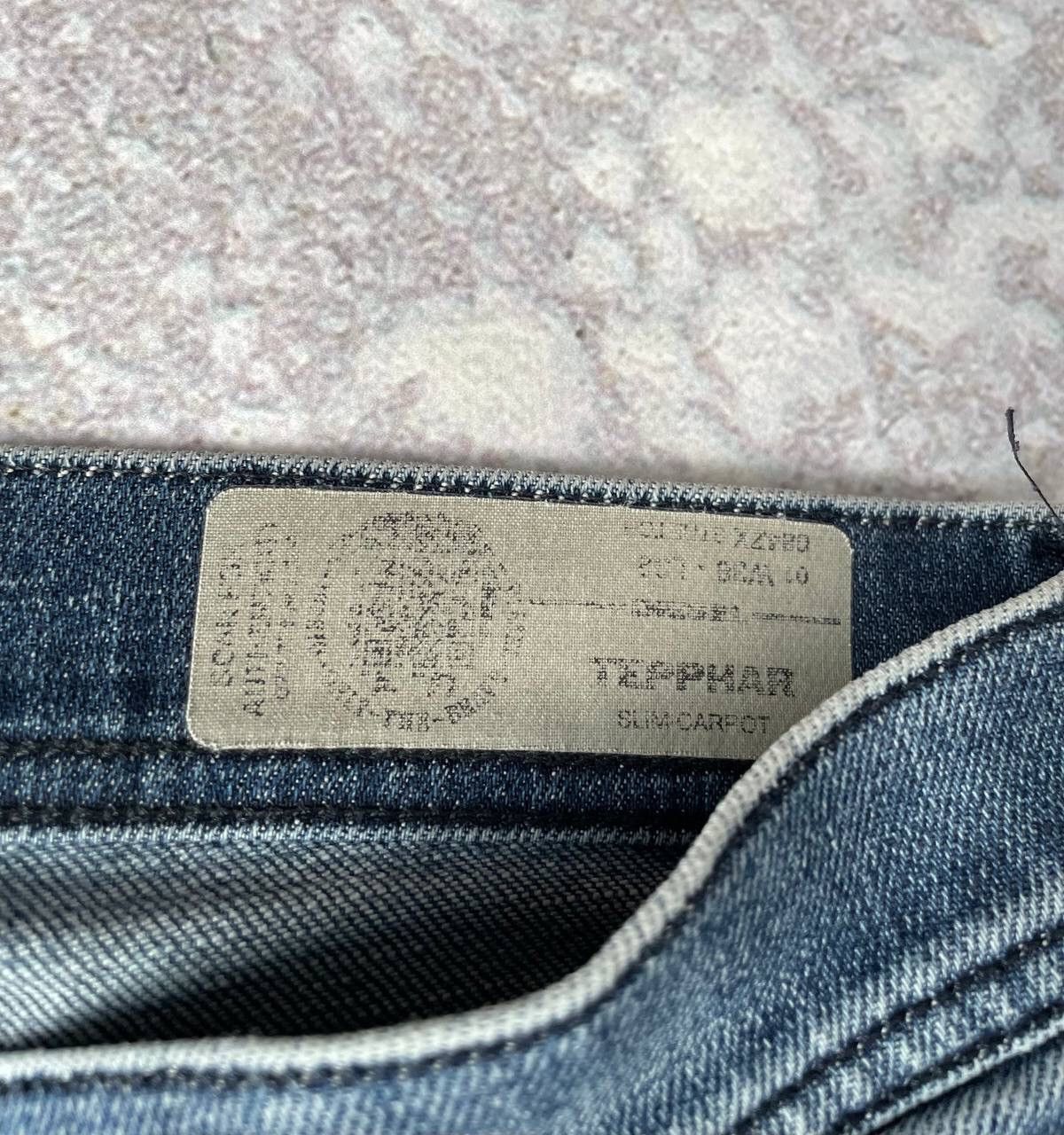 Diesel × Diesel Black Gold × Vintage Diesel Tepphar Slim Carpot Denim Pants Y2K Ultra Rare Item Size US 34 / EU 50 - 9 Thumbnail
