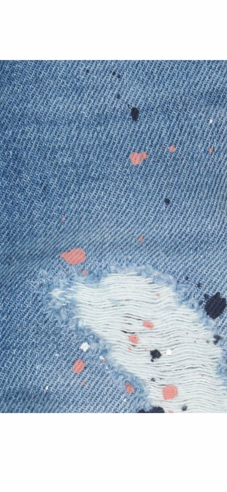 Grifoni Grifoni denim paint splashed mens shorts size 33.Italy Size US 33 - 8 Thumbnail