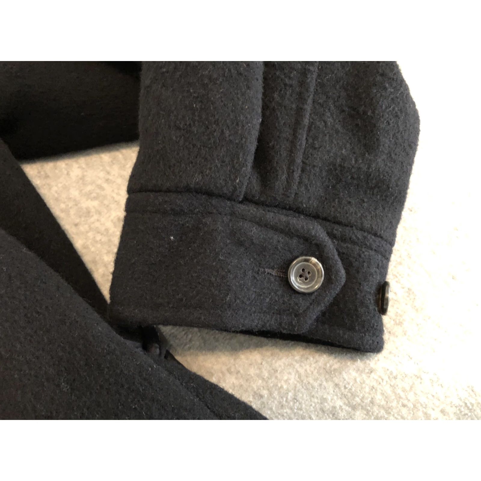 Polo Ralph Lauren Polo Ralph Lauren Bomber Jacket Black Wool/Nylon Mens Large Regular Full Zip Solid 29" Length 24" Pit to Pit Size US L / EU 52-54 / 3 - 5 Thumbnail