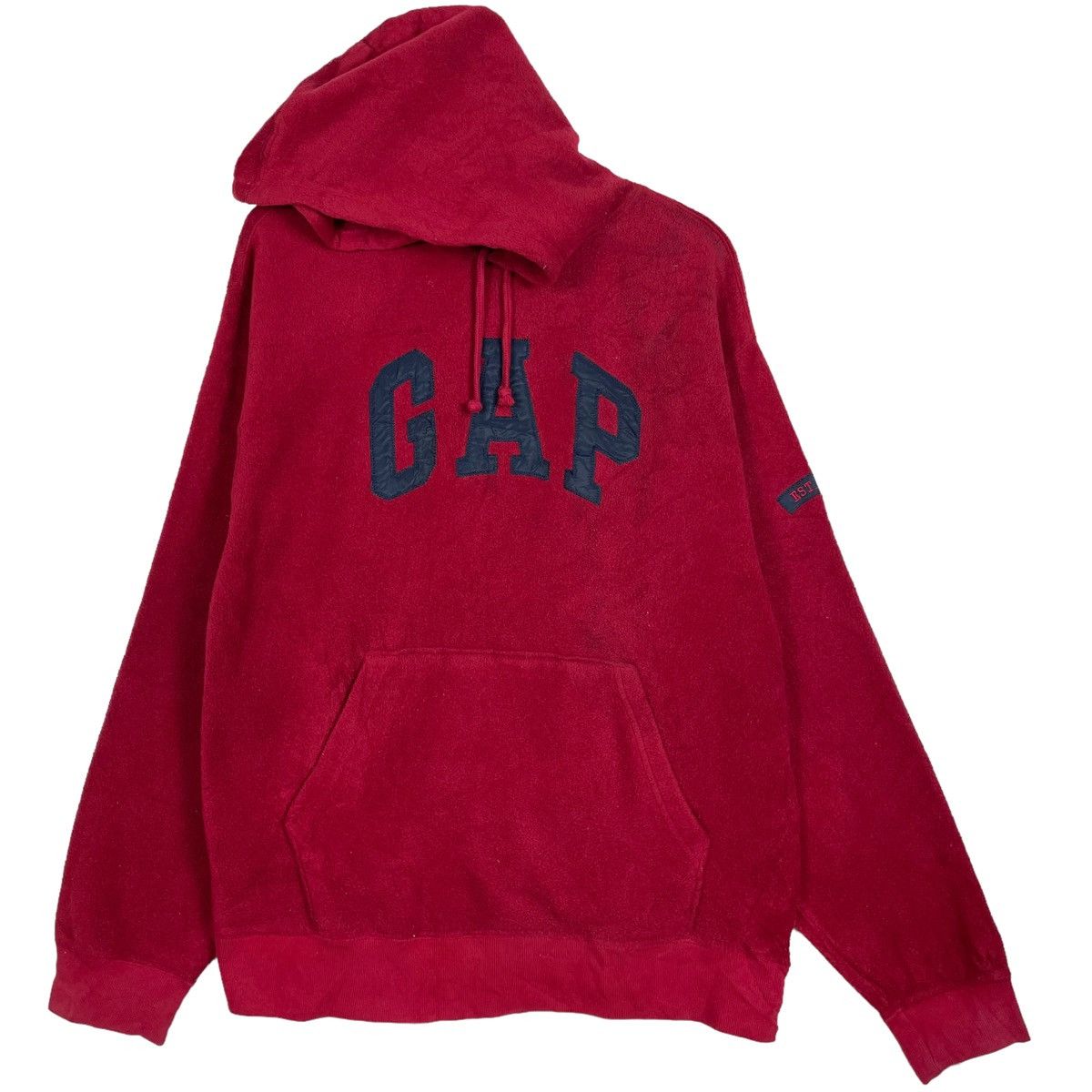 Japanese Brand × Vintage 💥90s GAP FLEECE PULLOVER HOODIE STREETWEAR FASHION Size US L / EU 52-54 / 3 - 1 Thumbnail