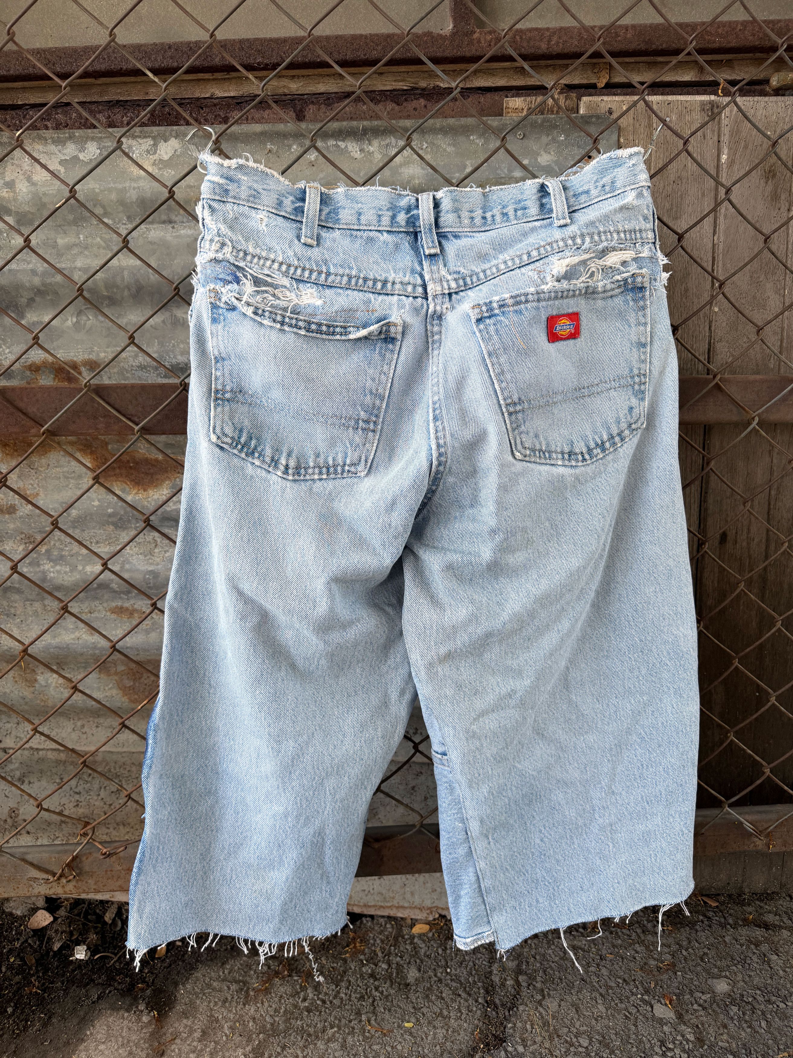 Dickies Vintage DICKIES Thrashed 3/4 Carpenter Size US 31 - 11 Thumbnail