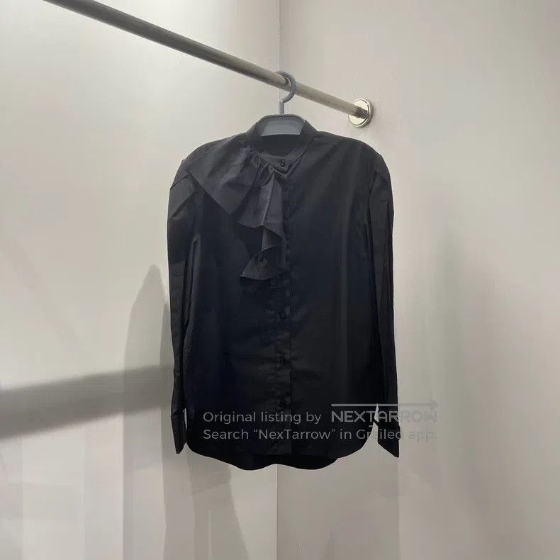 Dior Dior Half-sided lotus lace collar long sleeves Size XXS / US 00 / IT 34 - 1 Thumbnail