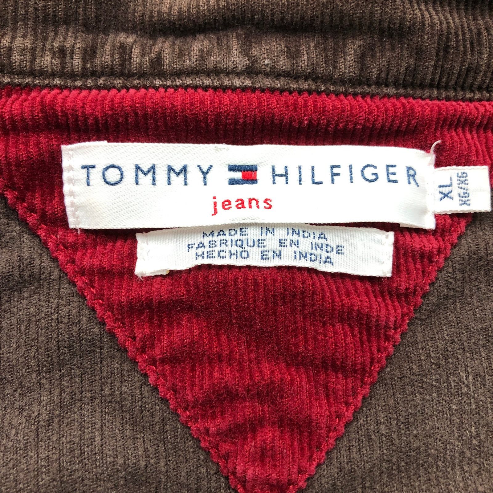 Tommy Hilfiger Tommy Hilfiger Jeans Brown Trucker Jacket Womens XL Brown Size XL / US 12-14 / IT 48-50 - 3 Thumbnail