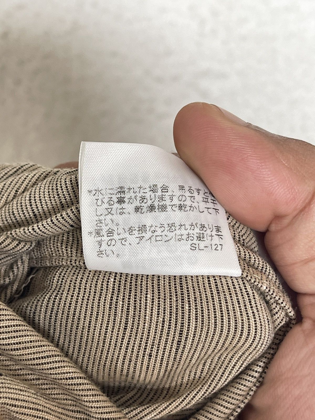 Issey Miyake Issey Miyake White Label Linen Button Shirt Two Pocket Size US L / EU 52-54 / 3 - 10 Thumbnail