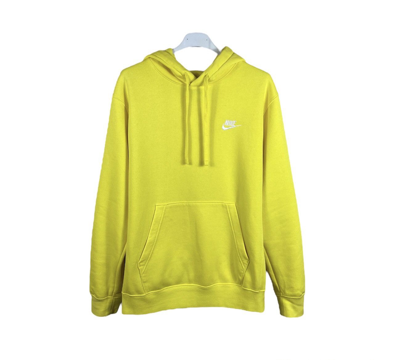 Neon yellow hoodie nike sale