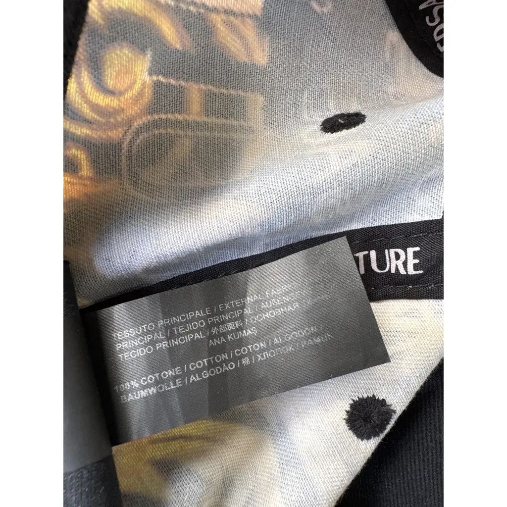 Versace Jeans Couture Versace Jeans Couture Baroque Logo Print Cap – Graphic Size ONE SIZE - 4 Thumbnail