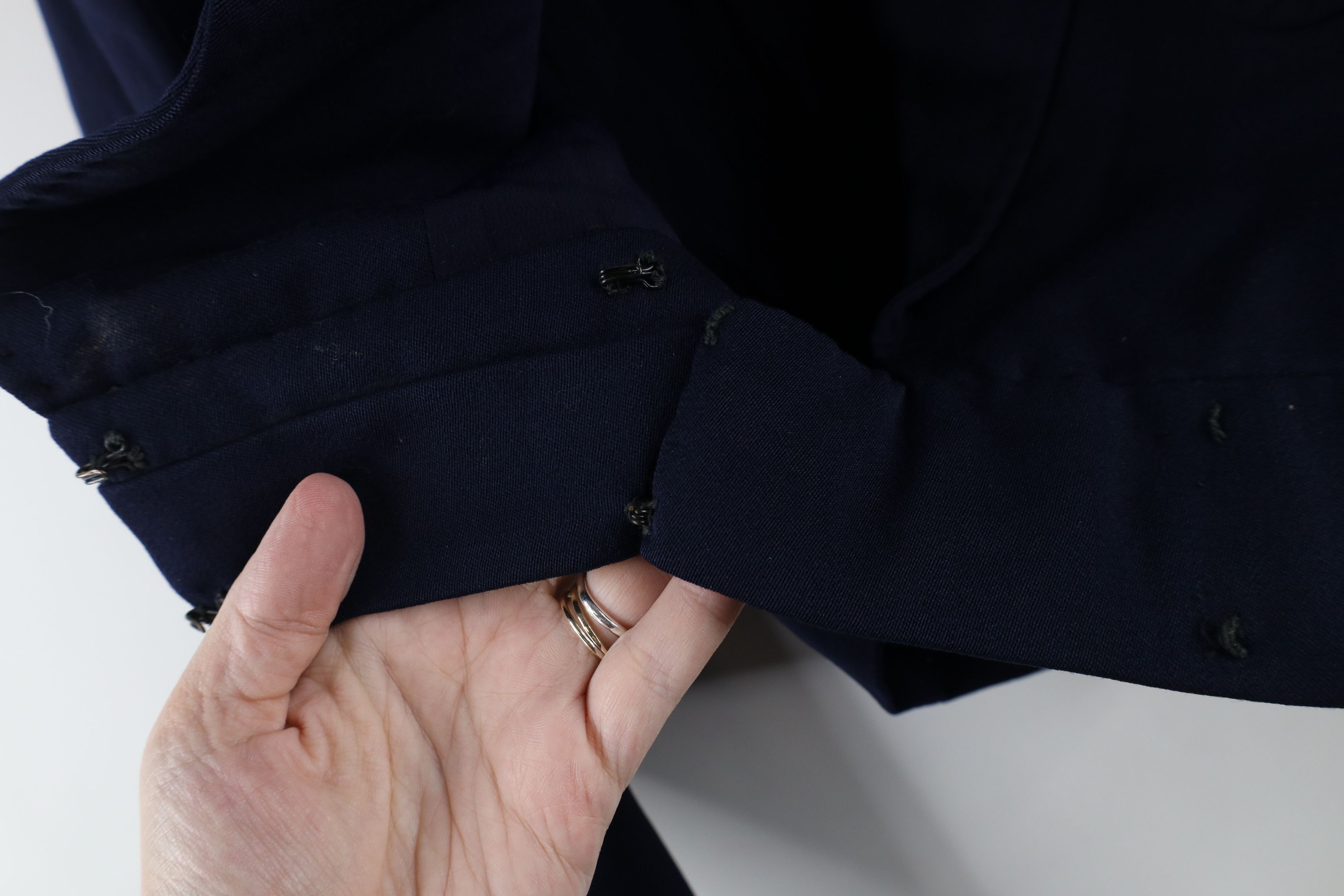 Vintage Vintage 30s 40s Military Crest Clasp Hook Blazer Jacket USA Size M / US 6-8 / IT 42-44 - 6 Thumbnail