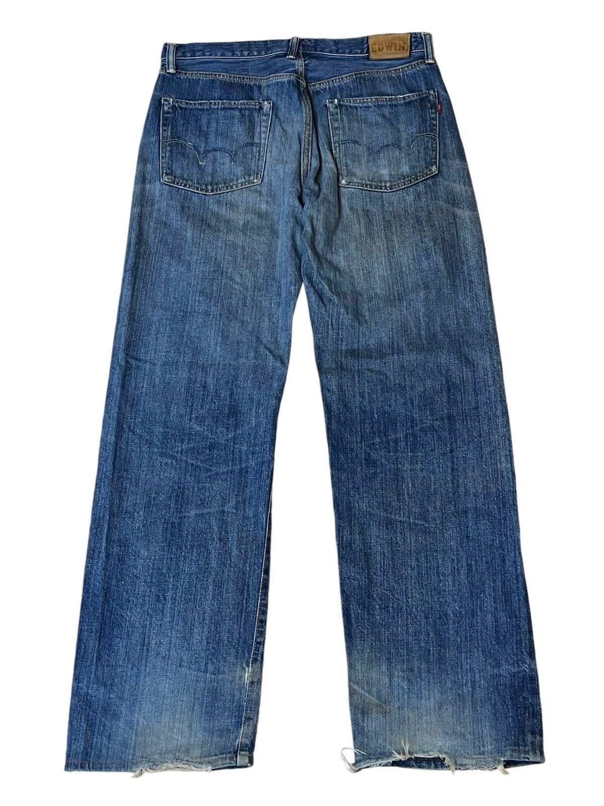 🔥VINTAGE EDWIN 505SX-R DISTRESSED REDLINE SELVEDGE JEANS