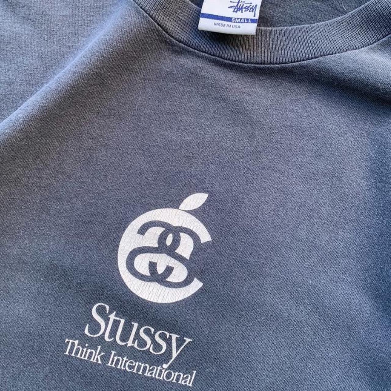 Apple × Stussy (S) 90’s Stussy Apple Logo Parody Tee RARE Size US S / EU 44-46 / 1 - 3 Thumbnail