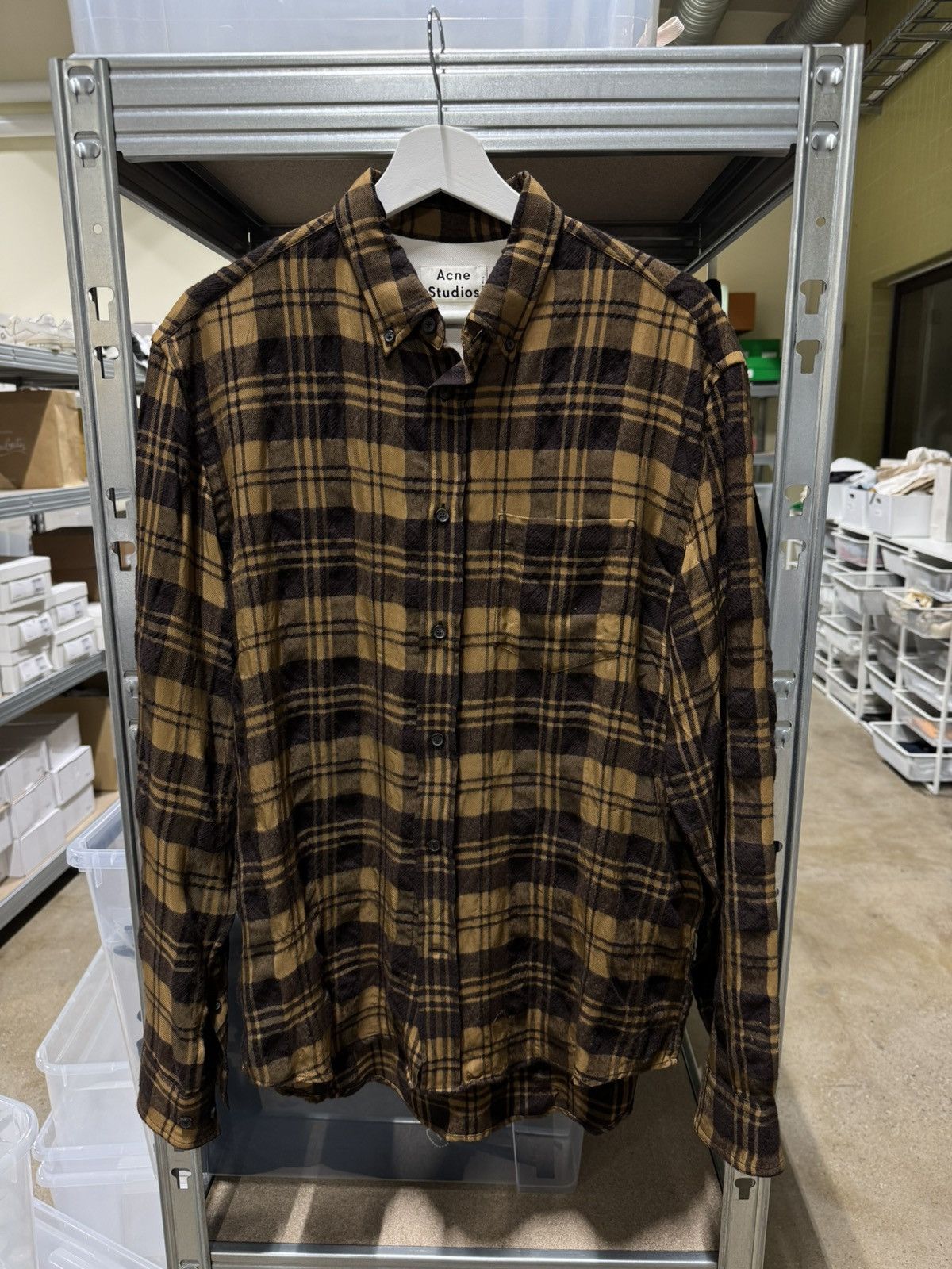Acne Studios Acne Studios Check Shirt RETAIL 500$ Size US M / EU 48-50 / 2 - 1 Thumbnail
