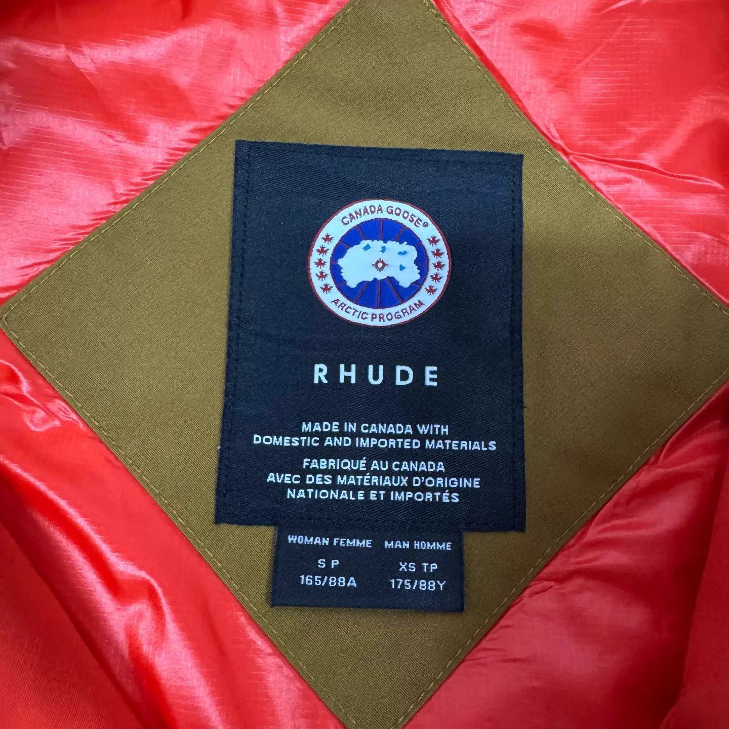 Rhude Canada Goose x RHUDE x NBA colorblock down vest S/XS 99new Size US XS / EU 42 / 0 - 6 Thumbnail