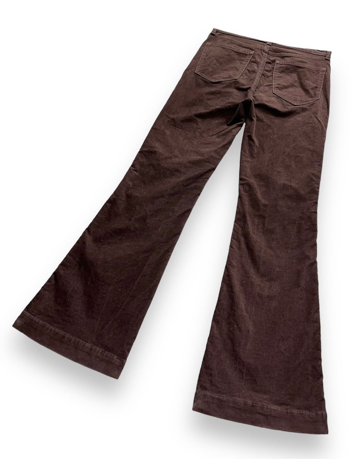 Gap FYE BUTTON FLY🔥GAP Classic Stretch Corduroy High Rise Flare Size US 28 / EU 44 - 4 Thumbnail
