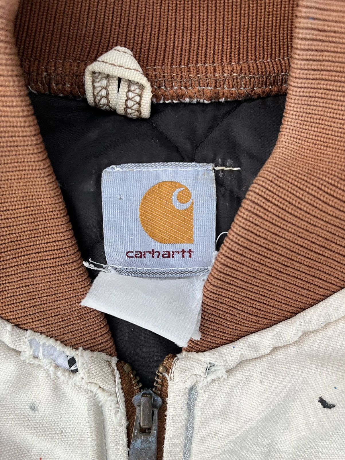 Carhartt × Vintage Vintage Carhartt Vest Thrashed Distressed Sun Fade Destroyed Size US L / EU 52-54 / 3 - 4 Thumbnail