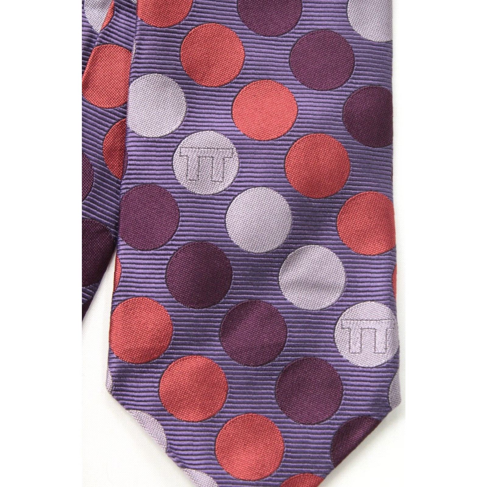 Lee VINTAGE Lee Allison 4 in Hand Purple Silk Men's Necktie Naughty Hidden Message Tie Size ONE SIZE - 4 Thumbnail