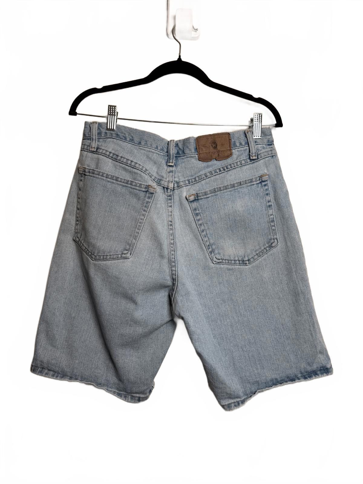 Wrangler Classic Blue Denim Wrangler Shorts Size US 32 / EU 48 - 2 Thumbnail
