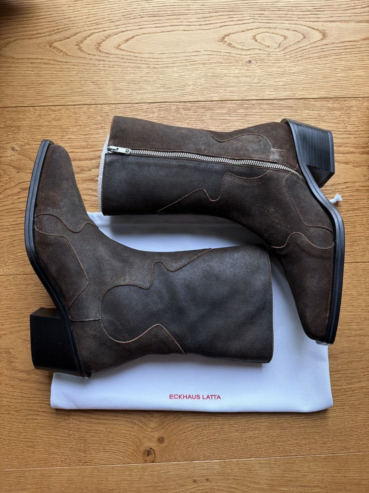 Eckhaus Latta Eckhaus Latta Suede Boots Size US 8.5 / EU 41-42 - 3 Thumbnail