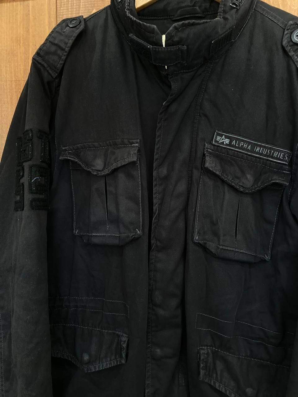 Alpha Industries × Vintage Vintage Alpha Industries M65 U.S Military Jacket Size US XL / EU 56 / 4 - 4 Thumbnail