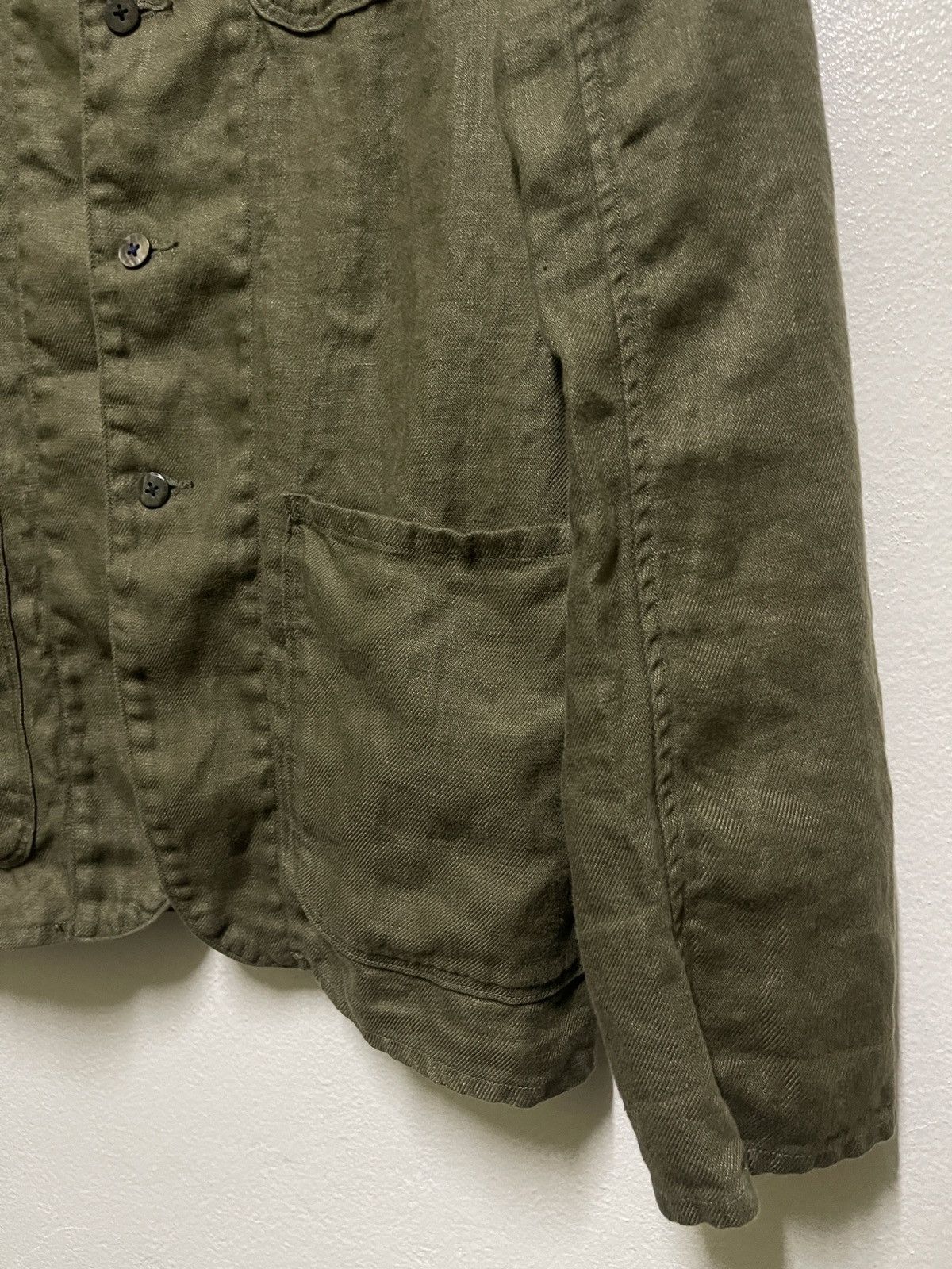 Japanese Brand Kapital Linen Four Button Jacket Size US L / EU 52-54 / 3 - 5 Thumbnail