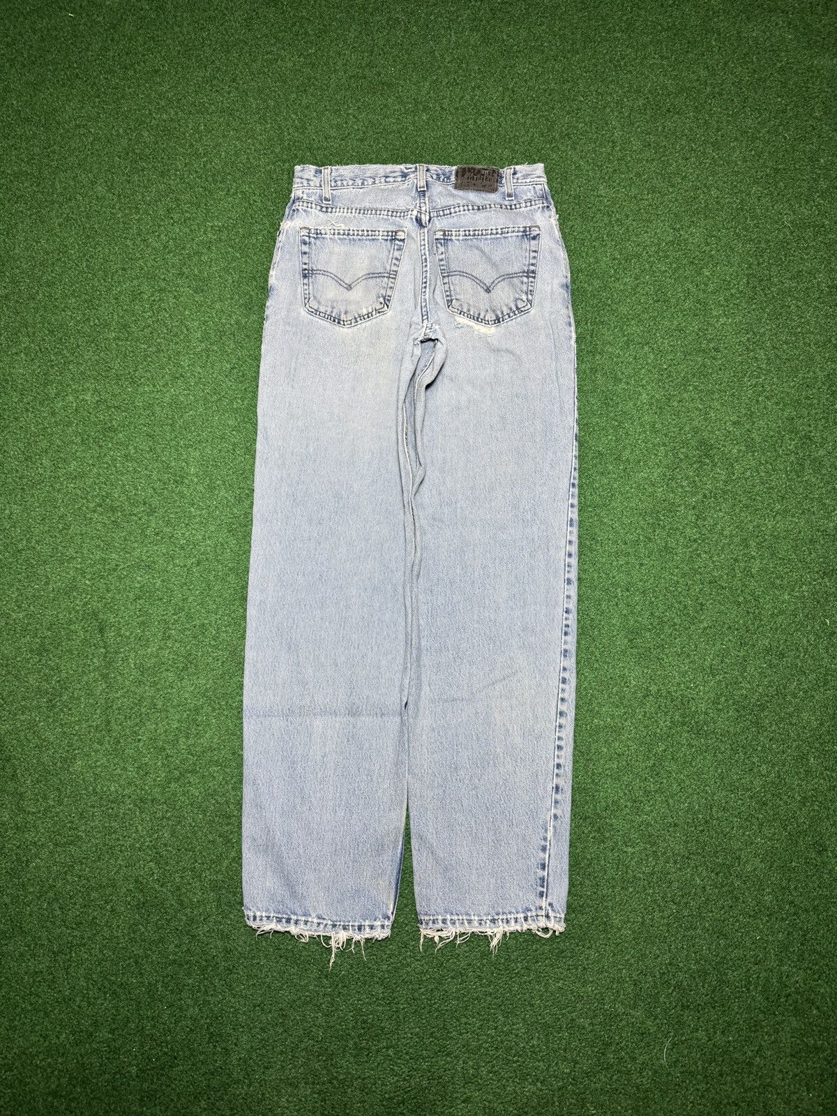 Levi's Vintage Clothing Vintage 90s Silvertab Levi’s Loose Distressed 32x34 Jeans Size US 32 / EU 48 - 1 Thumbnail