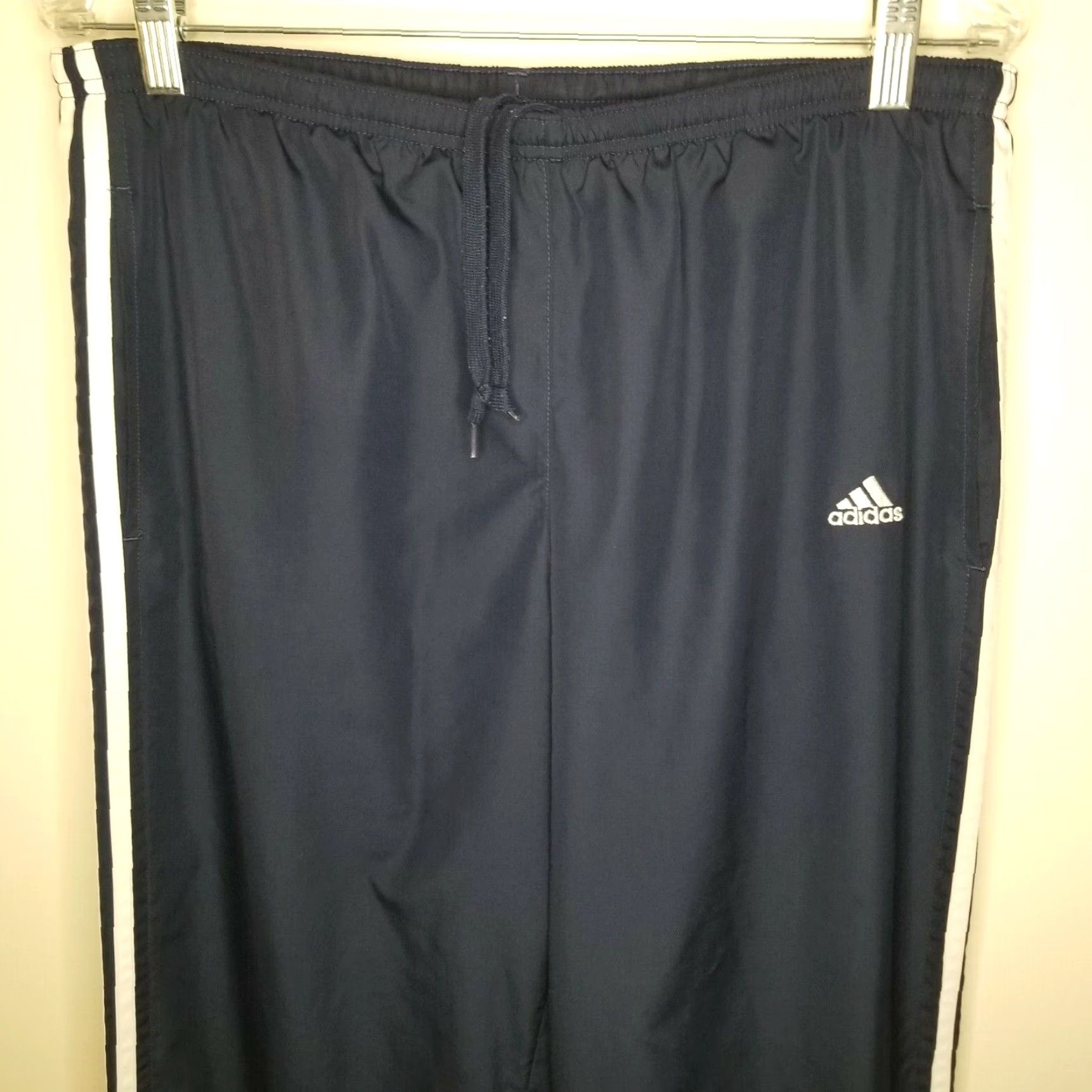 Adidas VINTAGE Adidas Men’s Track Pants Activewear L Blue Sportswear Size US 33 - 2 Thumbnail