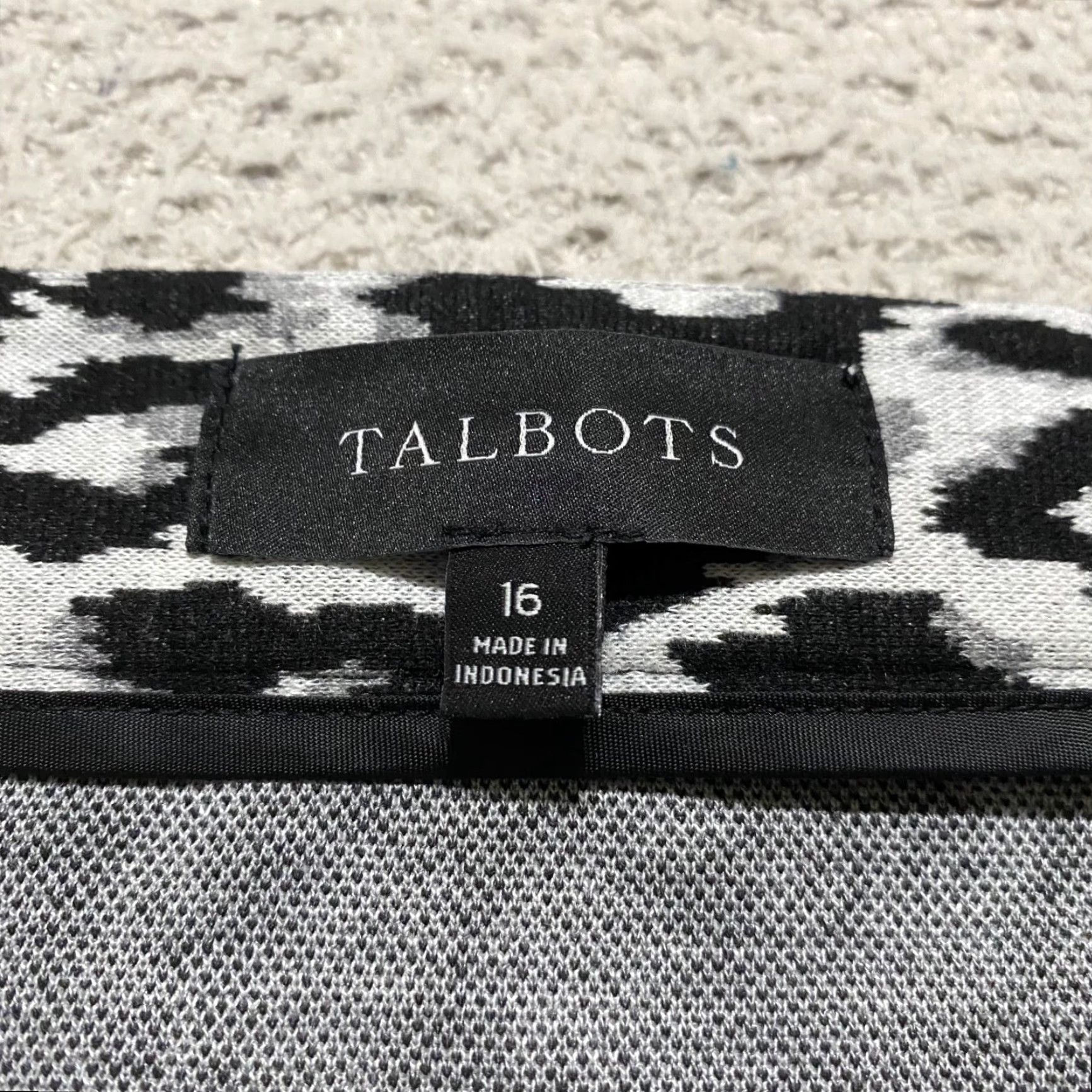 Talbots Talbots Womens Skirt sz 6 Multicolor Leopard Print Straight Pencil Knee Length Size 38" / US 16 / IT 52 - 4 Thumbnail