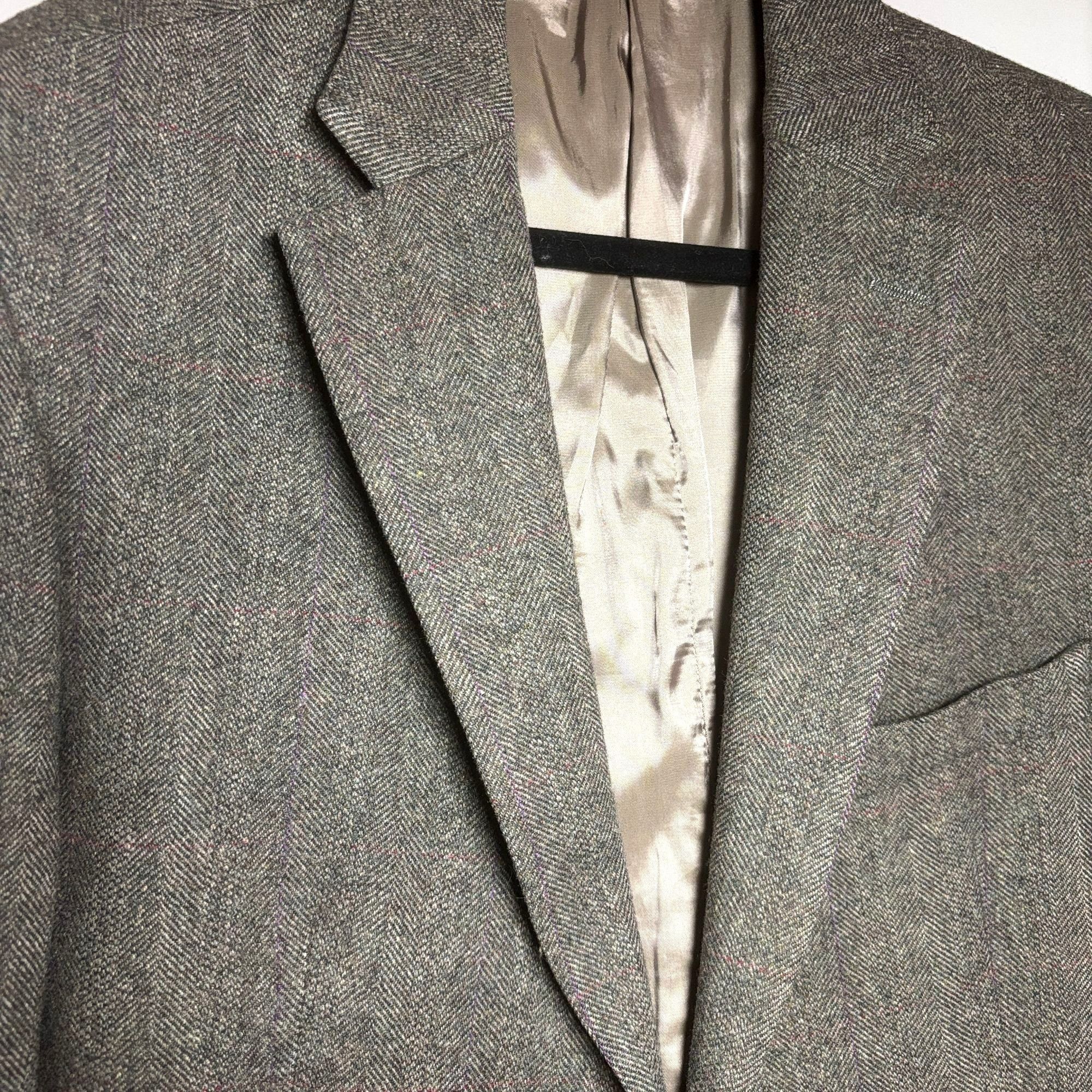 Ralph Lauren Lauren Ralph Lauren Silver Label Mens Herringbone Blazer Twe Size 40R - 1 Thumbnail