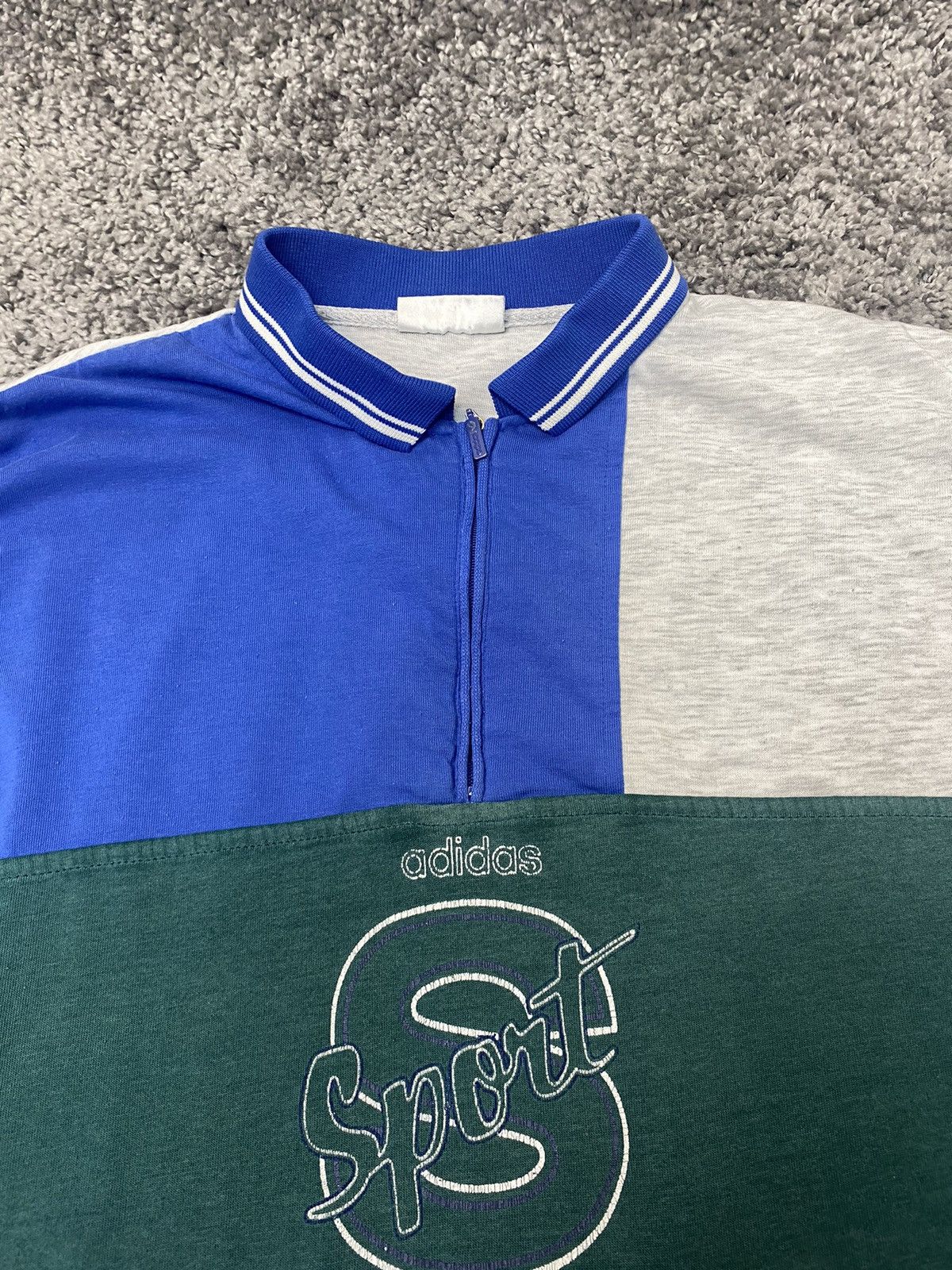 Adidas × Vintage Vintage 90s Adidas Sport The Attitude Long Sleeve Size US M / EU 48-50 / 2 - 5 Thumbnail