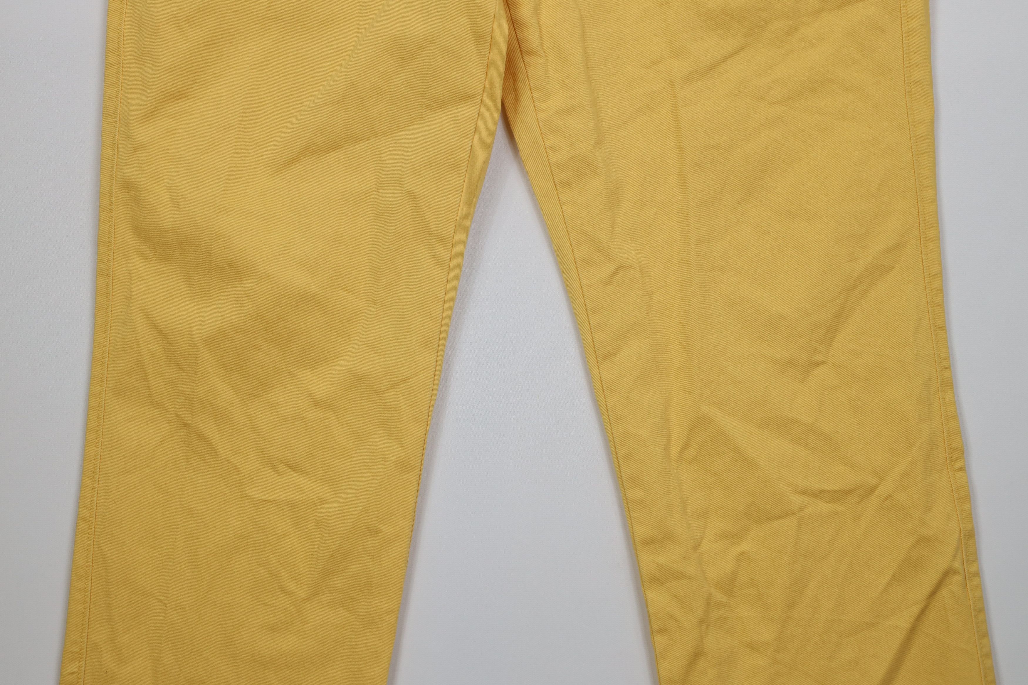 J.Crew Vintage Y2K J Crew Wide Leg Chino Pants Trousers Yellow Size US 36 / EU 52 - 3 Thumbnail