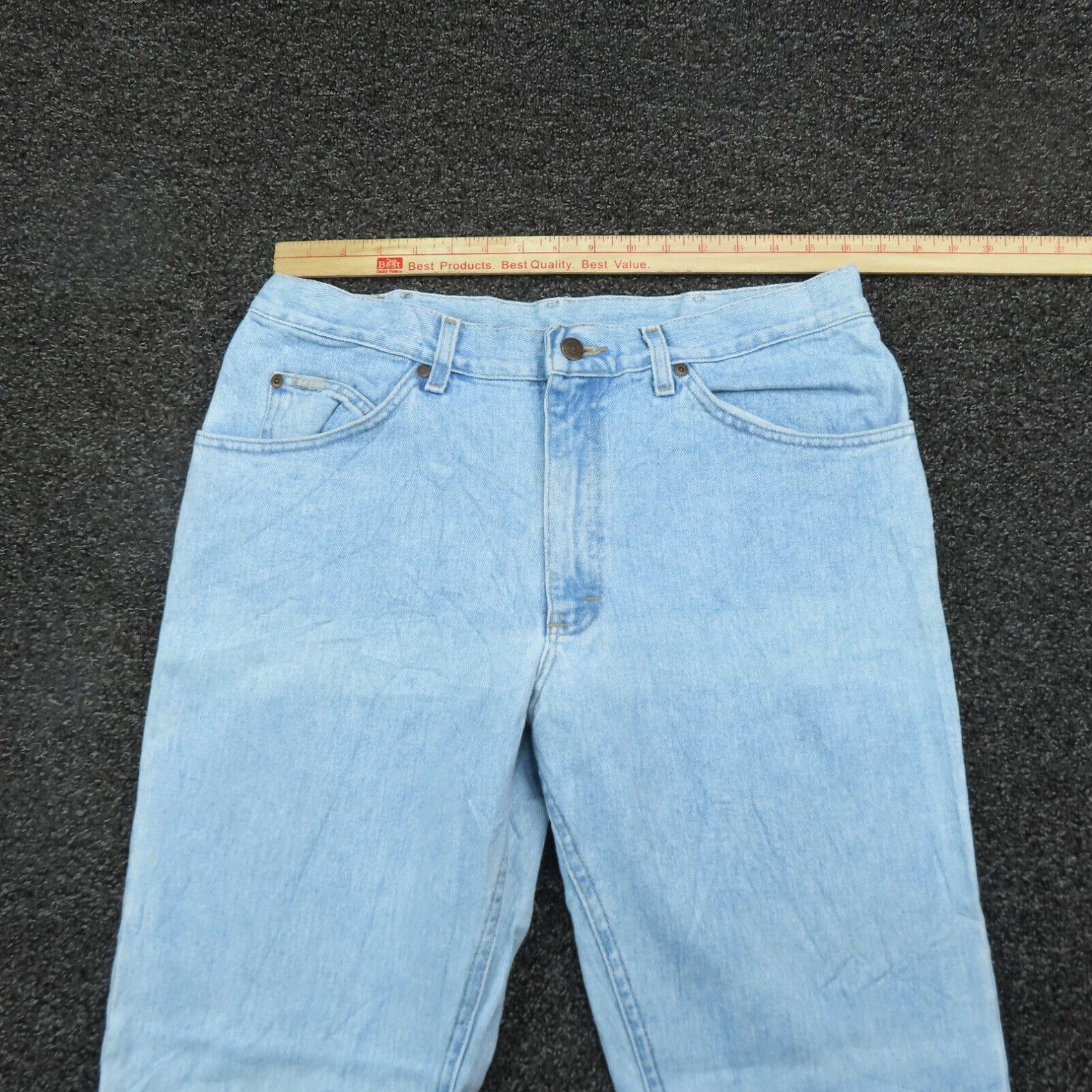 Lee Lee Jeans Adult 36x30 Blue Regular Fit Straight Cut Medium Wash ...