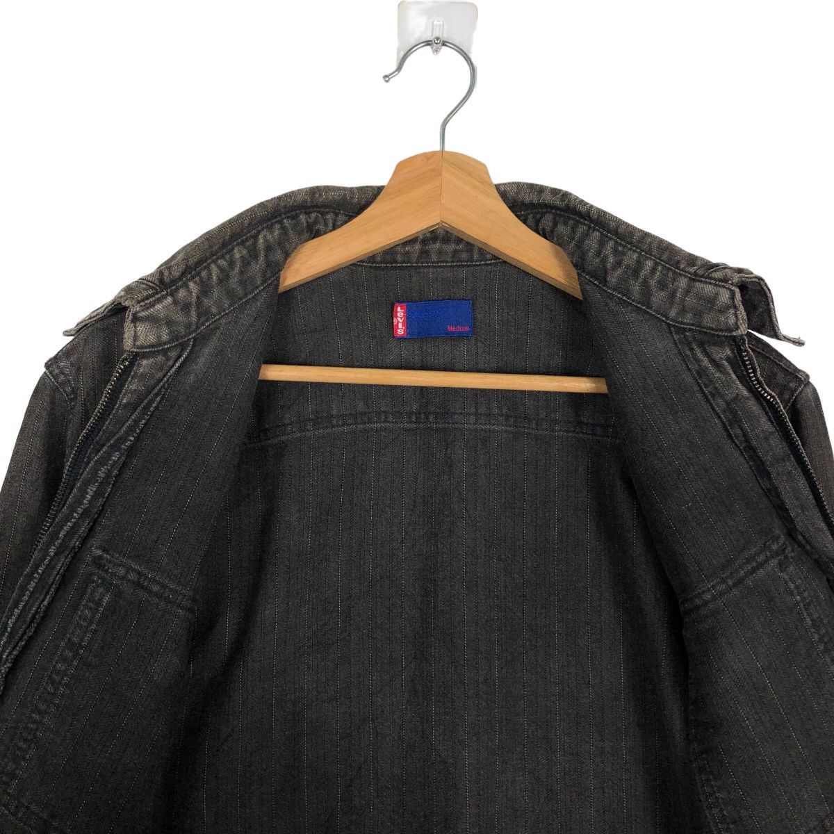 Levi's Vintage Clothing 🔥90’s Vintage Hikory Chore Jacket Levi’s Zipper Size US M / EU 48-50 / 2 - 11 Thumbnail