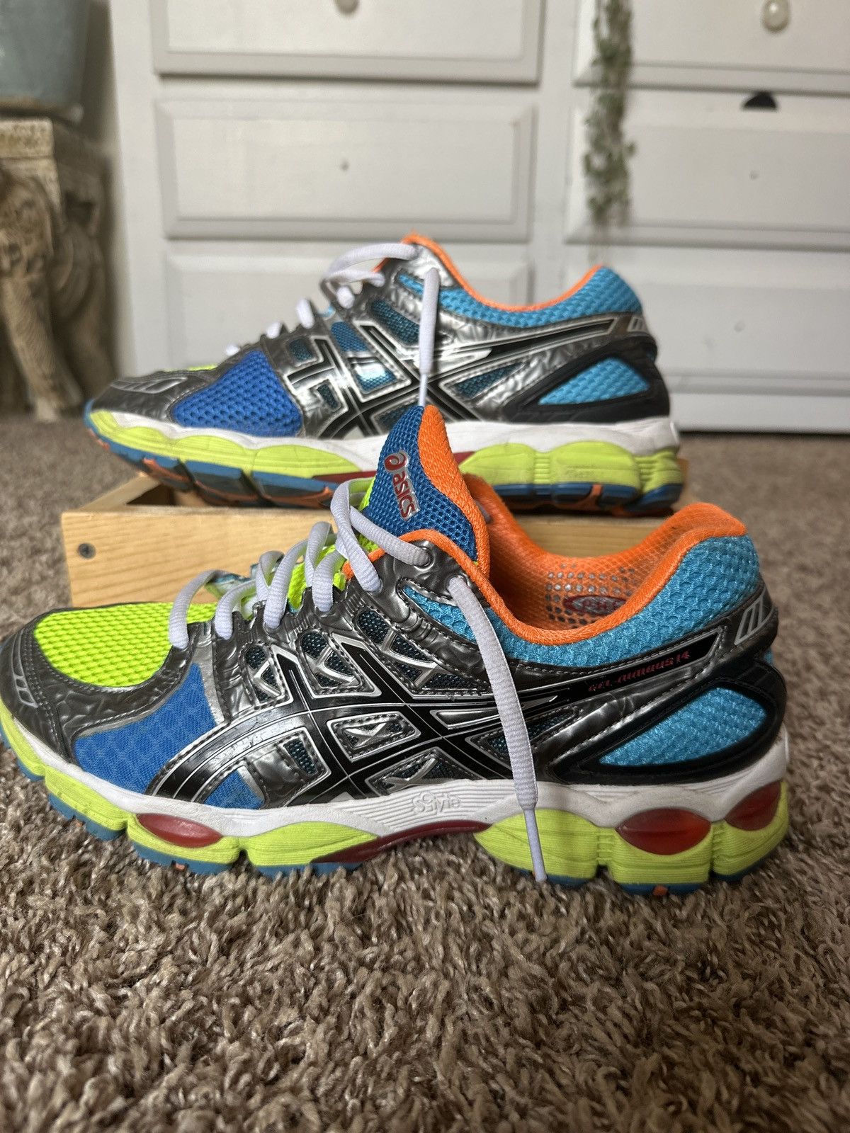 Asics Vintage ASICS GEL-NIMBUS 14 Size US 9.5 / EU 42-43 - 1 Thumbnail