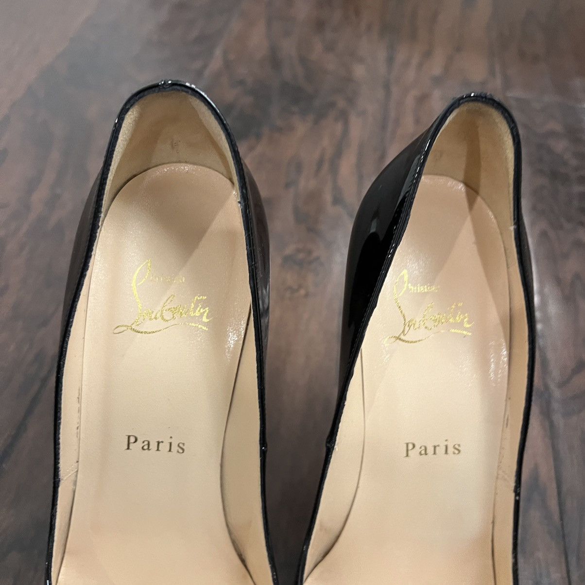 Christian Louboutin Authentic Christian Louboutin New Very Prive 120 Black Size US 7 / IT 37 - 7 Thumbnail