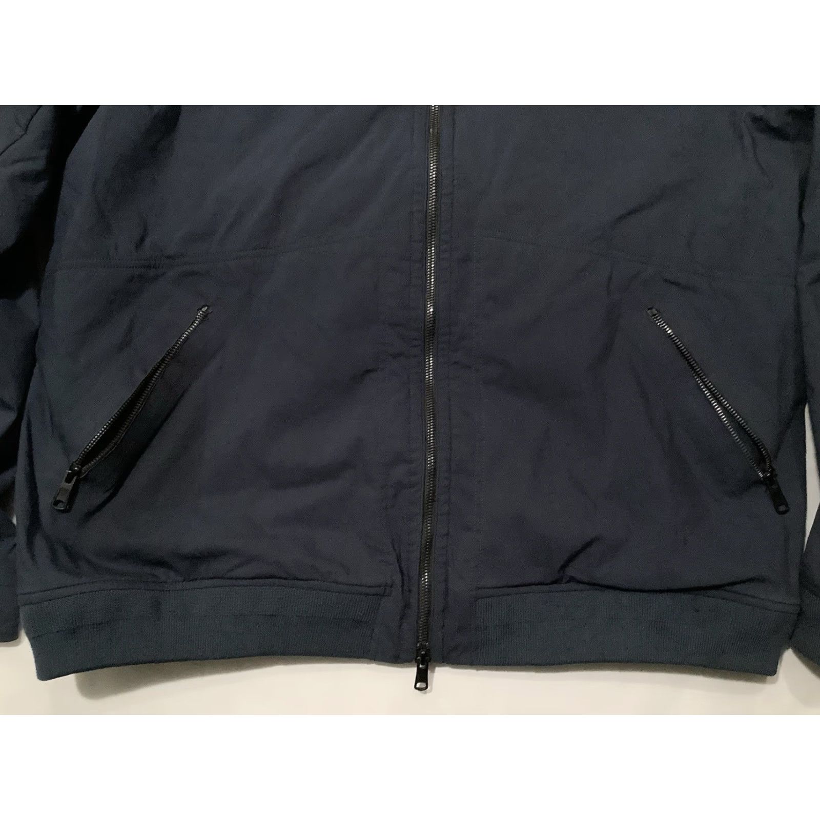 Vintage Hill City Bomber Jacket Blue XXL Water Resistant Zip Up Long Sleeve Men Size US XXL / EU 58 / 5 - 3 Thumbnail