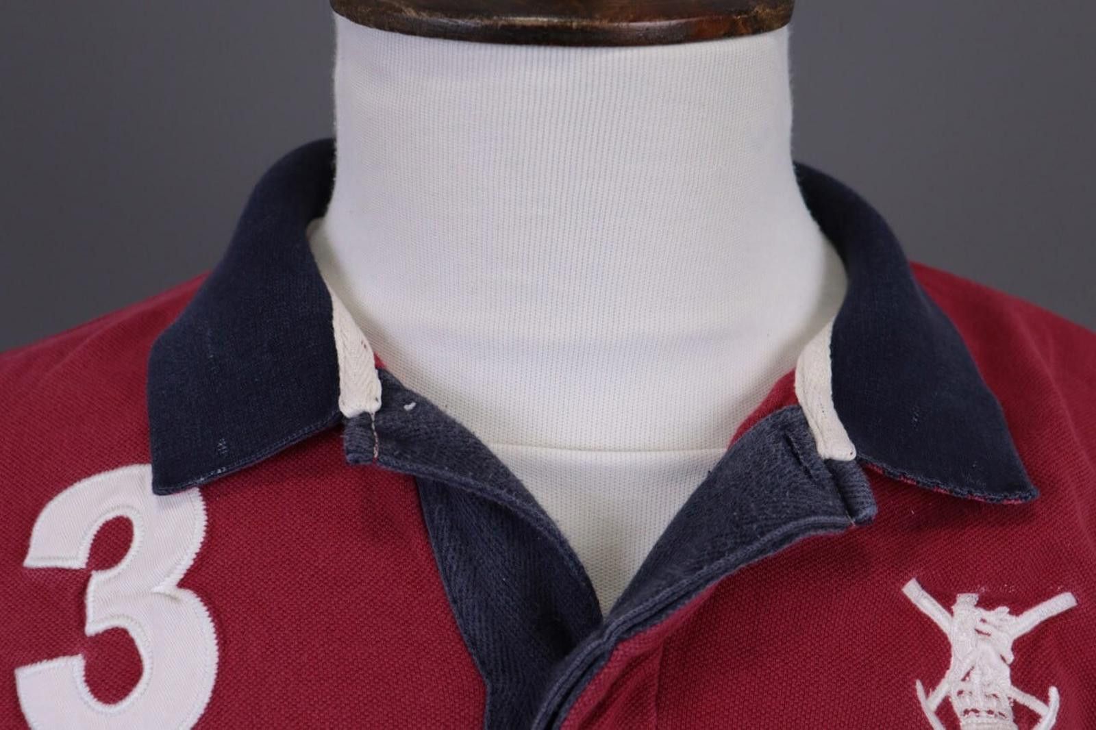 Designer Hackett London Tailored Fit Red Polo Shirt Size M Size US M / EU 48-50 / 2 - 5 Thumbnail