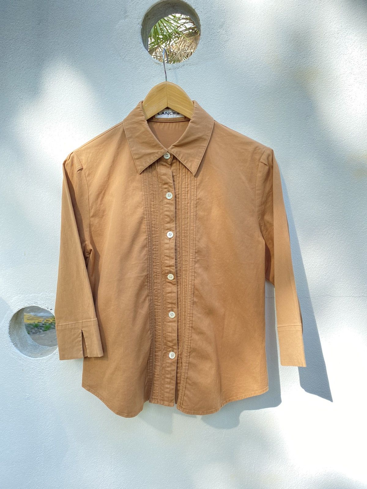 Lancel LANCEL brown shirt Size S / US 4 / IT 40 - 14 Thumbnail