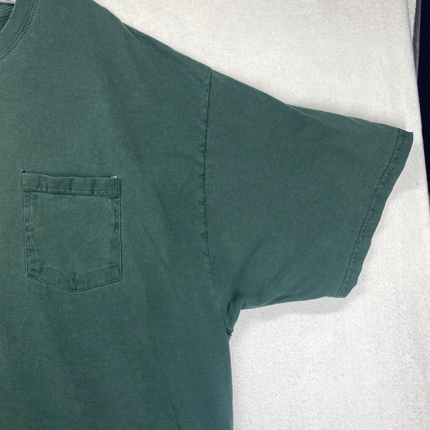 Hanes VINTAGE Hanes Beefy T Shirt Men XL Green 90s Grunge Y2K Short Sleeve Crew Neck Cotton Size US XL / EU 56 / 4 - 6 Thumbnail