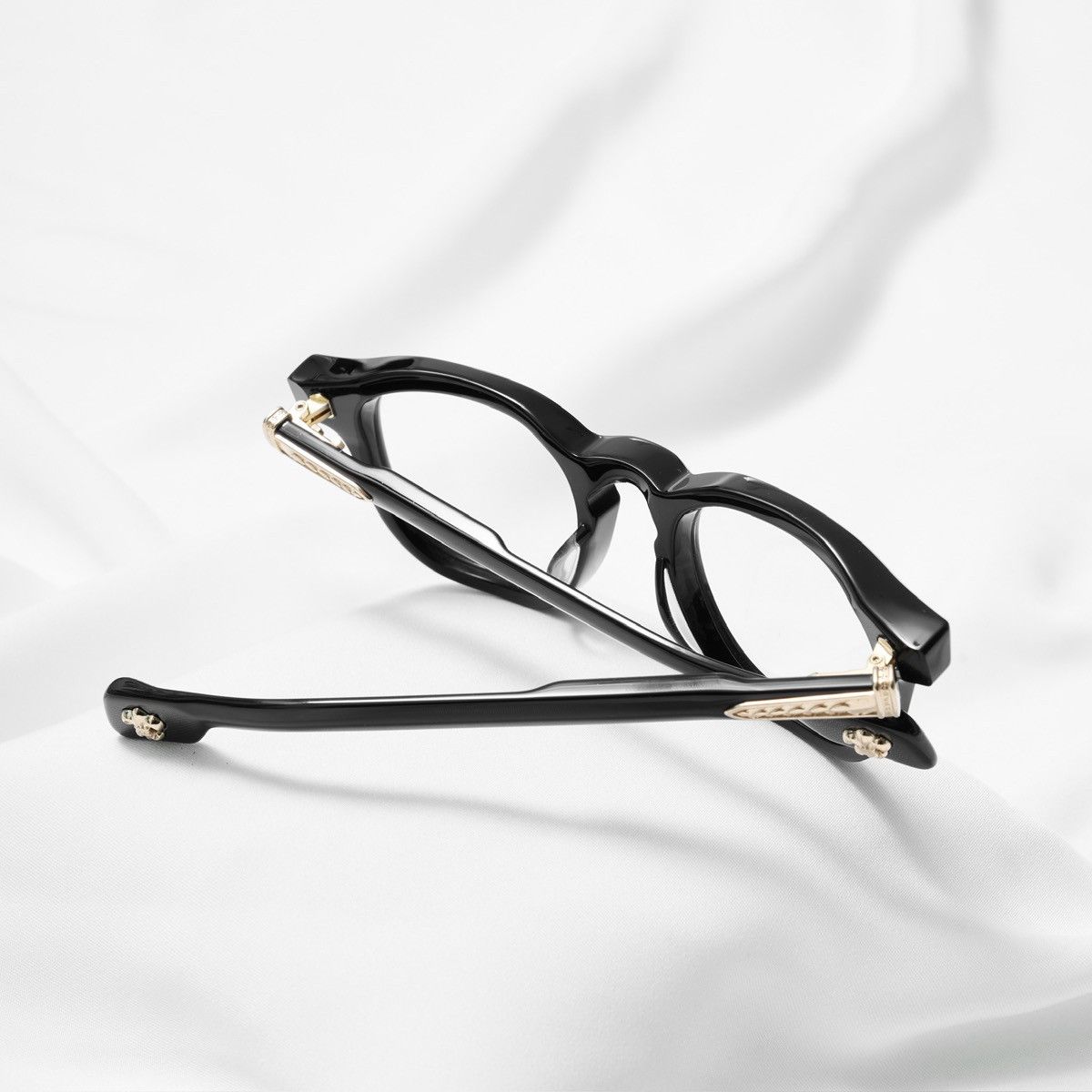 Chrome Hearts CHROME HEARTS CHIRP CHIRP BLACK - 18KGP GLASSES Size ONE SIZE - 6 Thumbnail