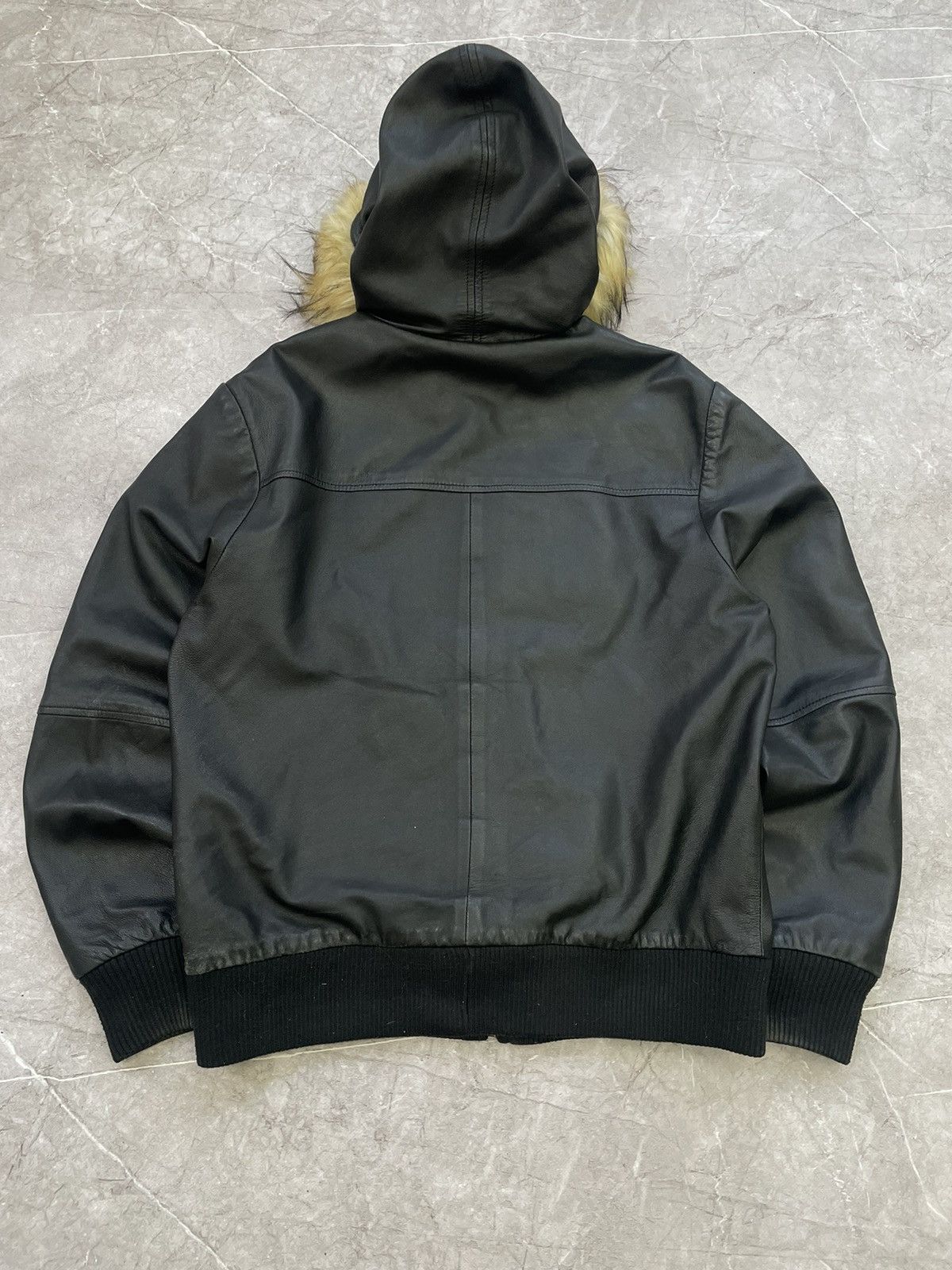 Hysteric Glamour × If Six Was Nine Avant Garde If Six Was Nine Style LEATHER Jacket fur Hood Size US M / EU 48-50 / 2 - 10 Thumbnail